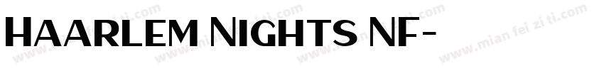 Haarlem Nights NF字体转换